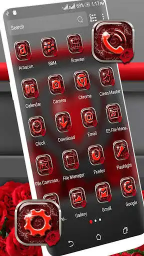 Play Red Heart Valentine Launcher Theme as an online game Red Heart Valentine Launcher Theme with UptoPlay