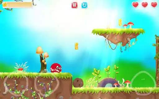 Play Red Hero: Ball Evolved as an online game Red Hero: Ball Evolved with UptoPlay