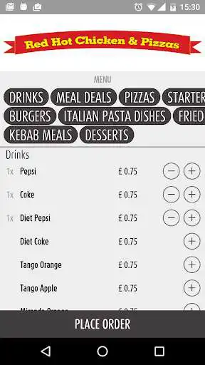Play Red Hot Chicken  Pizza UK as an online game Red Hot Chicken  Pizza UK with UptoPlay