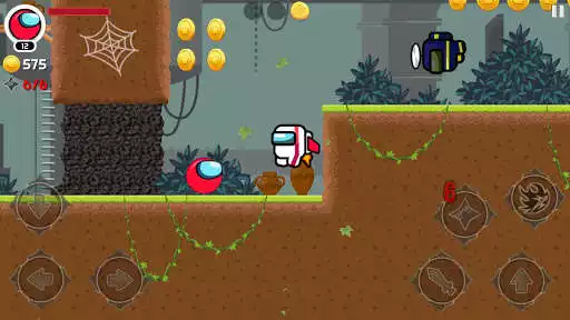Play Red Imposter Hero 4 : Ball Bounce Adventure  and enjoy Red Imposter Hero 4 : Ball Bounce Adventure with UptoPlay