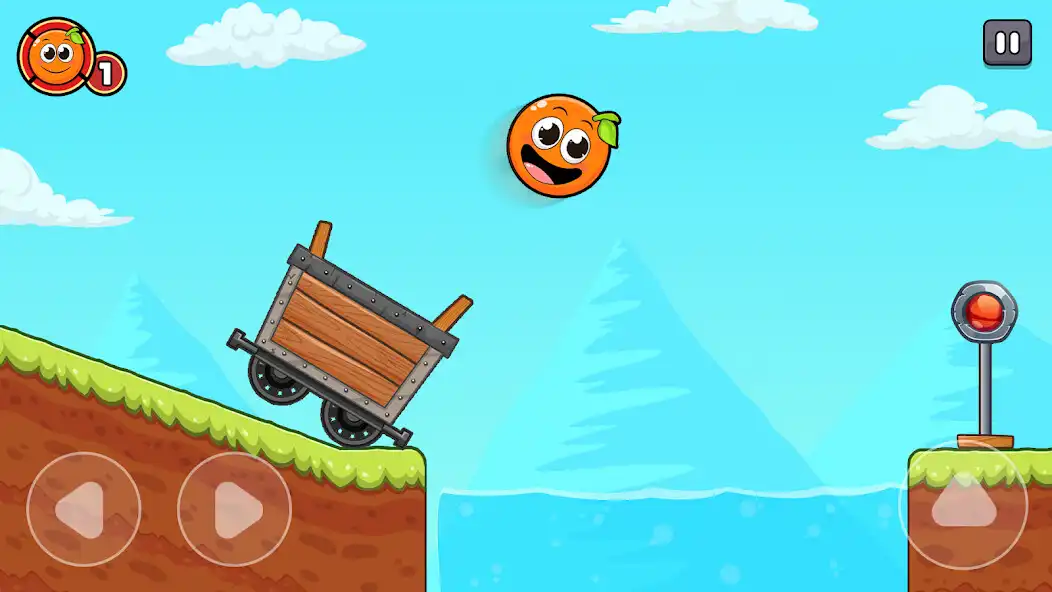Play Red Jumping Roller Bounce Ball as an online game Red Jumping Roller Bounce Ball with UptoPlay