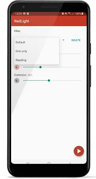 Play RedLight - Blue Light Filter as an online game RedLight - Blue Light Filter with UptoPlay