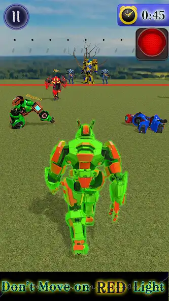 Play Red Light Green Light Robotic as an online game Red Light Green Light Robotic with UptoPlay