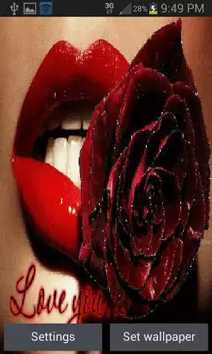 Play Red Lip Rose LWP  and enjoy Red Lip Rose LWP with UptoPlay