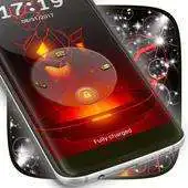 Free play online Red Lock Screen Theme APK