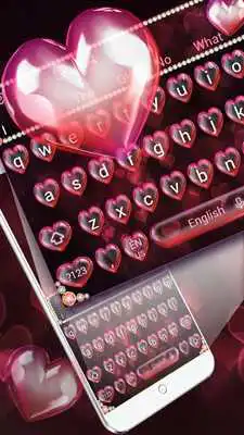 Play Red Love Diamond Keyboard Theme Play Red Love Diamond Keyboard Theme