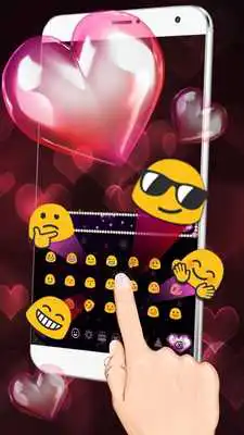 Play Red Love Diamond Keyboard Theme Play Red Love Diamond Keyboard Theme