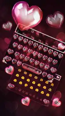 Play Red Love Diamond Keyboard Theme Play Red Love Diamond Keyboard Theme