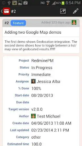 Play RedminePM - Redmine Client App as an online game RedminePM - Redmine Client App with UptoPlay