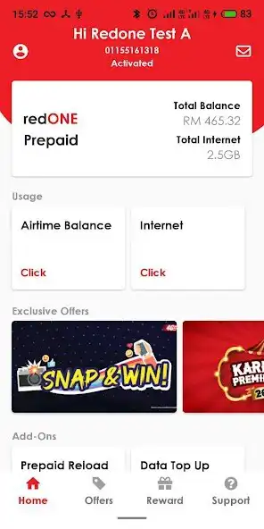Play redONE Prepaid as an online game redONE Prepaid with UptoPlay