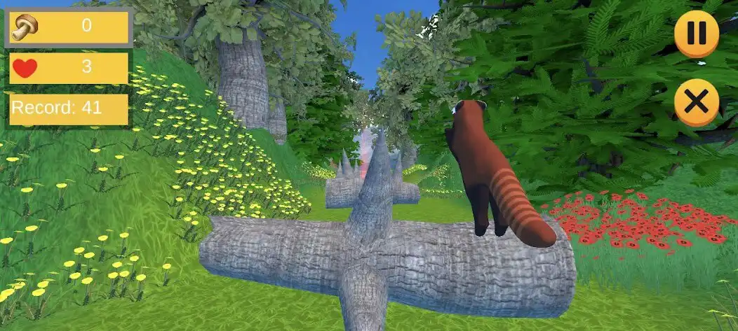 Play Red Panda Runner Demo as an online game Red Panda Runner Demo with UptoPlay