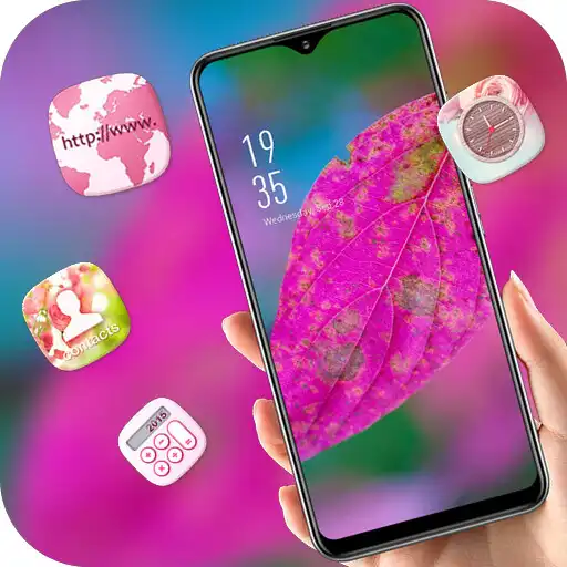 Play Red Plant Leaves flower natural theme APK Play Red Plant Leaves flower natural theme APK
