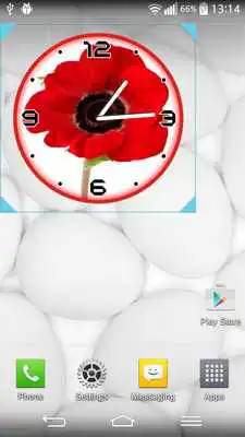 Play Red Poppy Clock