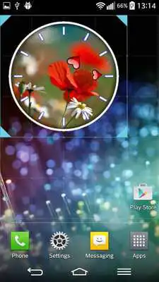 Play Red Poppy Clock