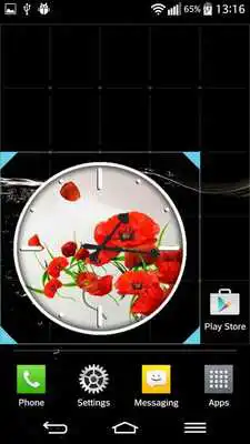 Play Red Poppy Clock