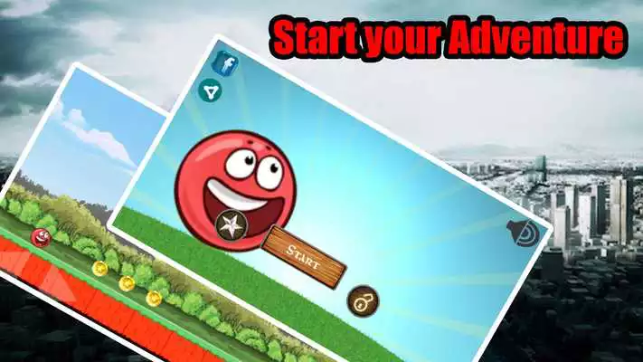 Play Red Rolling Ball Adventure 3