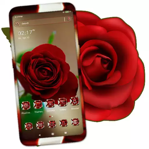 Play Red Rose Launcher Theme APK