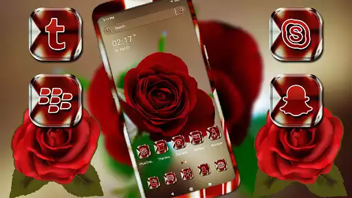 Play Red Rose Launcher Theme  and enjoy Red Rose Launcher Theme with UptoPlay