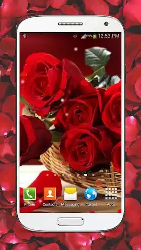 Play Red Roses Live Wallpaper HD
