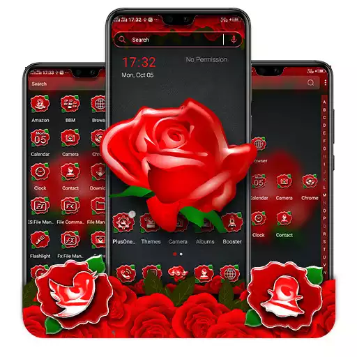 Free play online Red Rose Theme  APK