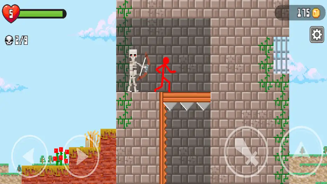 Play Red Stickman vs Monster School  and enjoy Red Stickman vs Monster School with UptoPlay