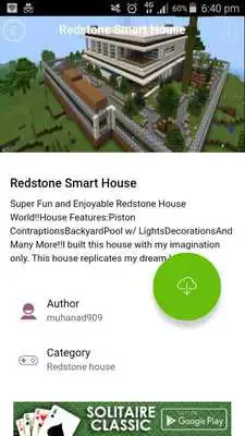 Play Redstone house maps for Minecraft