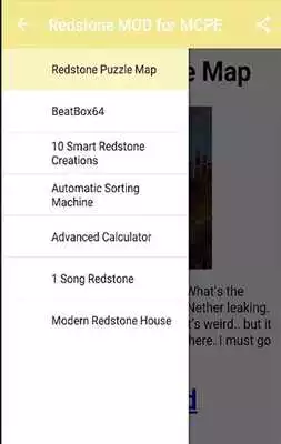 Play Redstone Mod for mcpe