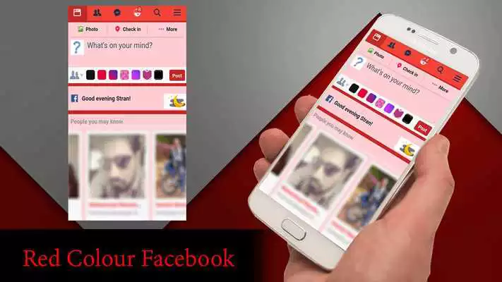 Play Red Theme For Facebook