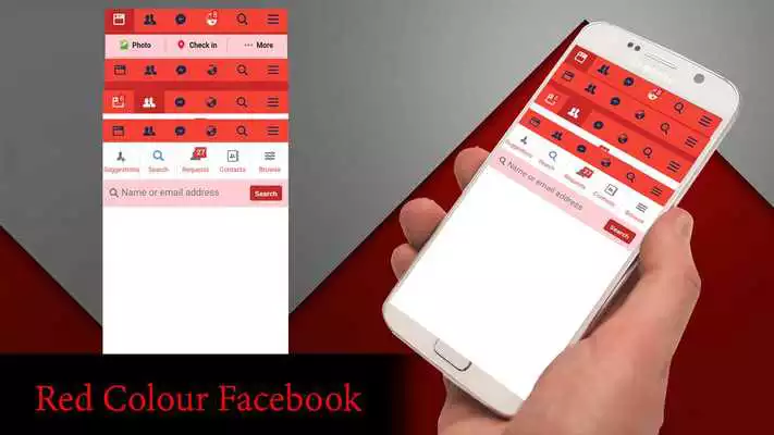 Play Red Theme For Facebook
