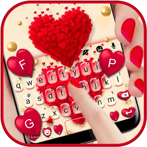 Play Red Valentine Hearts Theme APK