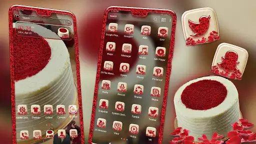 Play Red Velvet Cake Launcher Theme  and enjoy Red Velvet Cake Launcher Theme with UptoPlay