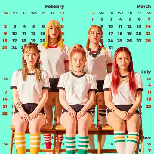 Play Red Velvet Calendar Widget APK