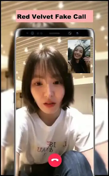 Play Red Velvet Fake Call as an online game Red Velvet Fake Call with UptoPlay