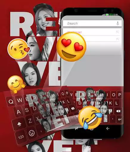 Play RED VELVET Keyboard Theme For ReVeluv  and enjoy RED VELVET Keyboard Theme For ReVeluv with UptoPlay