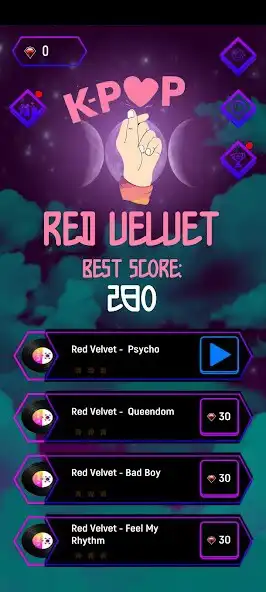Play Red Velvet Music Tiles Hop  and enjoy Red Velvet Music Tiles Hop with UptoPlay