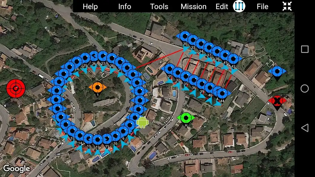 Play RedWaypoint PRO for DJI drones as an online game RedWaypoint PRO for DJI drones with UptoPlay