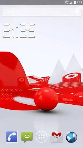 Play Red White Light Live Wallpaper