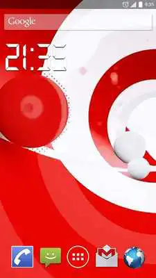 Play Red White Light Live Wallpaper
