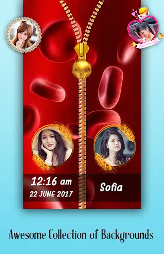 Play Red Zipper Lock Screen  and enjoy Red Zipper Lock Screen with UptoPlay