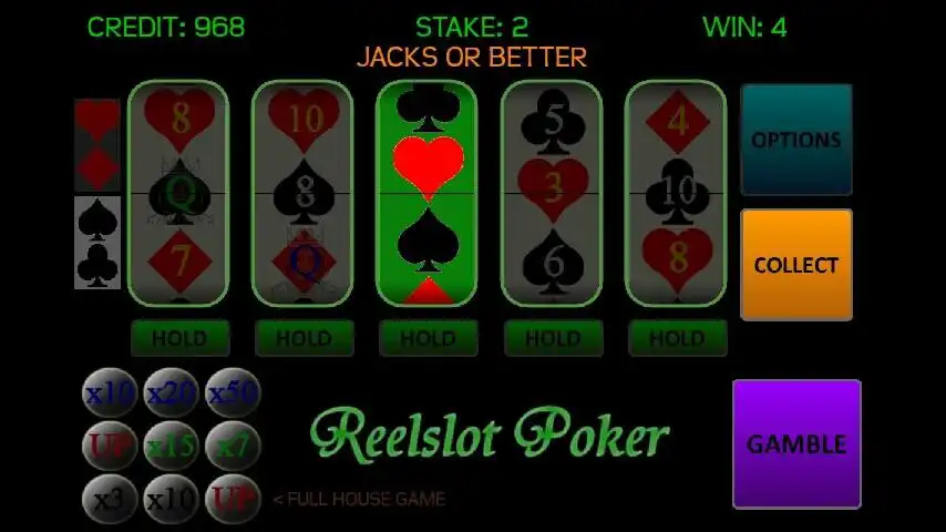 Play Reelslot Poker as an online game Reelslot Poker with UptoPlay