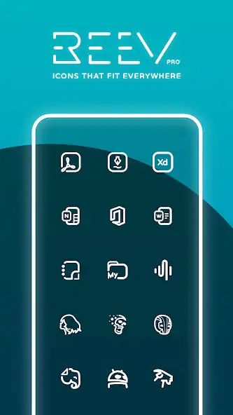 Play Reev Pro - Icon Pack  Walls  and enjoy Reev Pro - Icon Pack  Walls with UptoPlay