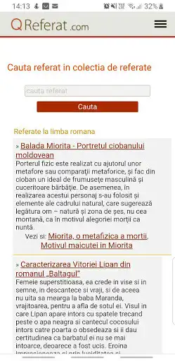 Play Referate si proiecte, eseuri gratuite: QReferate  and enjoy Referate si proiecte, eseuri gratuite: QReferate with UptoPlay