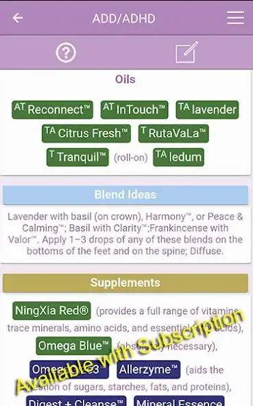 Play Ref. Guide for Essential Oils as an online game Ref. Guide for Essential Oils with UptoPlay