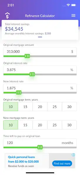 Play Refinance Calculator  and enjoy Refinance Calculator with UptoPlay