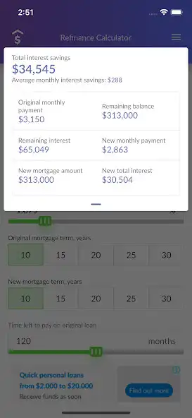 Play Refinance Calculator as an online game Refinance Calculator with UptoPlay