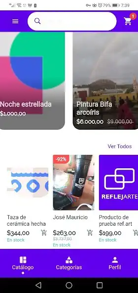 Play ReflejArte - Tienda de arte as an online game ReflejArte - Tienda de arte with UptoPlay