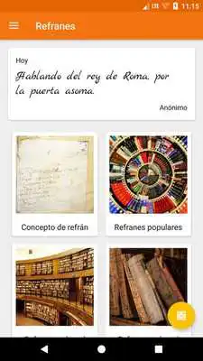Play Refranes diarios y su significado (widget)