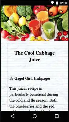 Play Refreshing Juice Recipes