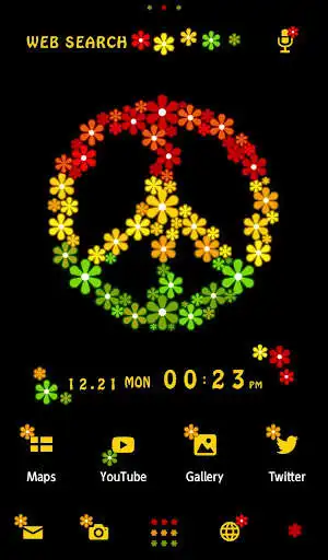 Play APK Reggae wallpaper-Peace Flowers  and enjoy Reggae wallpaper-Peace Flowers with UptoPlay jp.co.a_tm.android.plus_flower_and_peace