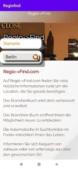 Play Regiofind  and enjoy Regiofind with UptoPlay